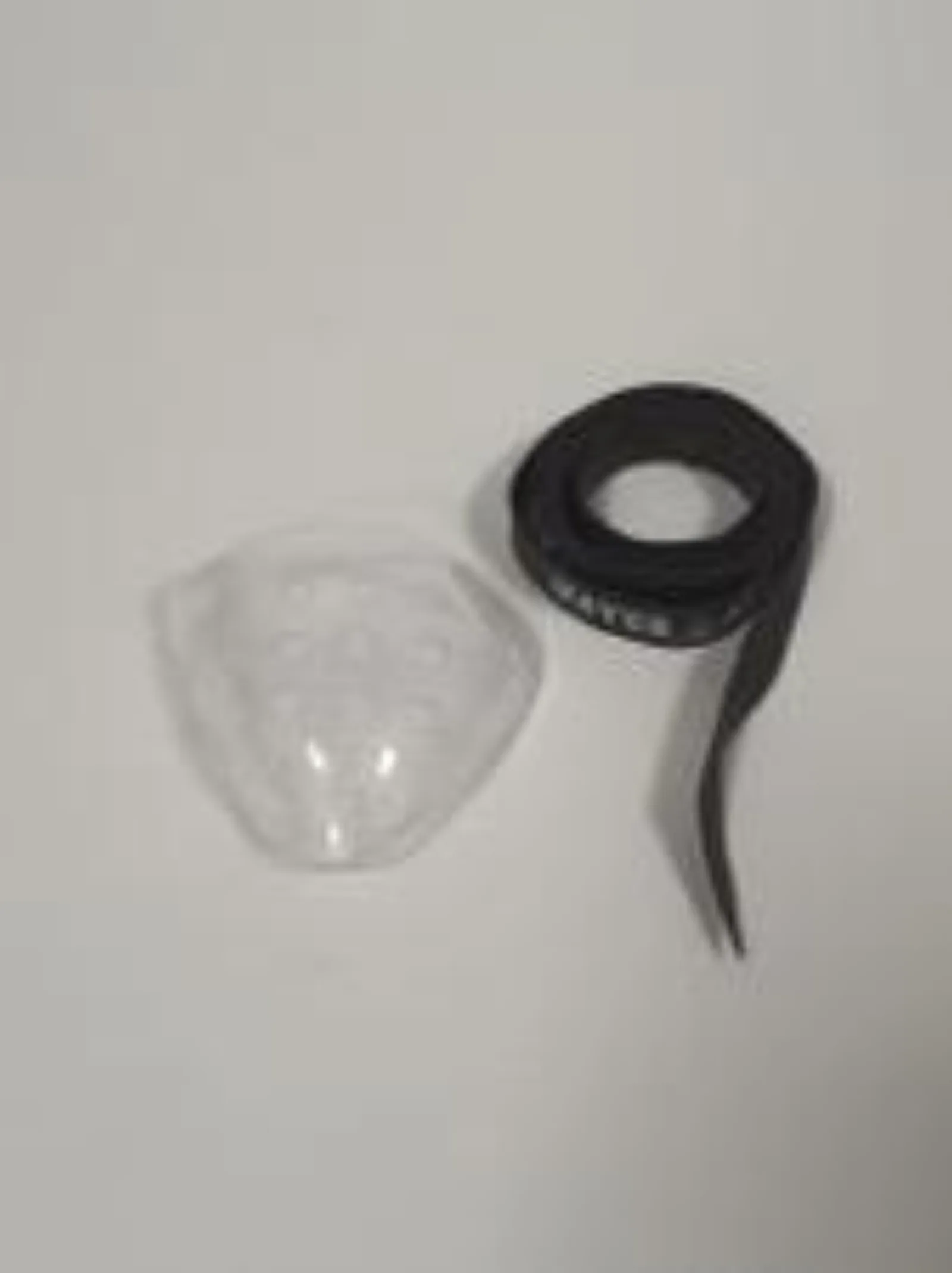 Finished transparent cranial shell